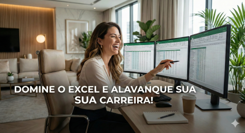 Pessoa mexendo no Excel