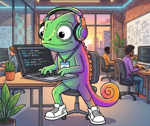 Leon trabalhando com SQL